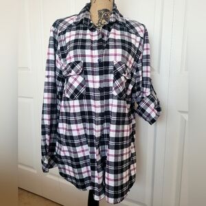 🖤 Matchstick Plaid Shirt